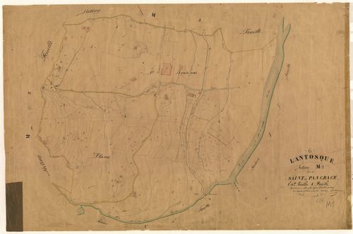 Saint Pancrace. - Plan de section, M1
