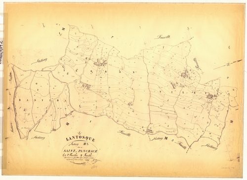 Saint Pancrace. - Plan de section, M2