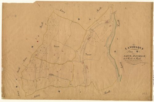 Saint Pancrace. - Plan de section, M3