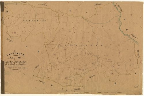 Saint Pancrace. - Plan de section, M5