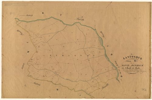 Saint Pancrace. - Plan de section, M6