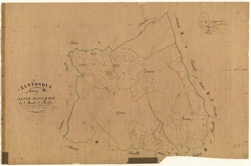 Saint Pancrace. - Plan de section, M7