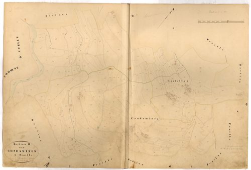 Condamines. - Plan de section, O3
