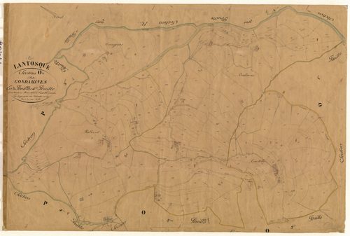 Condamines. - Plan de section, O4