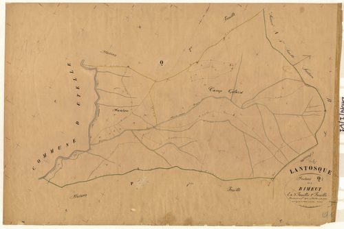 Rimeut. - Plan de section, Q1