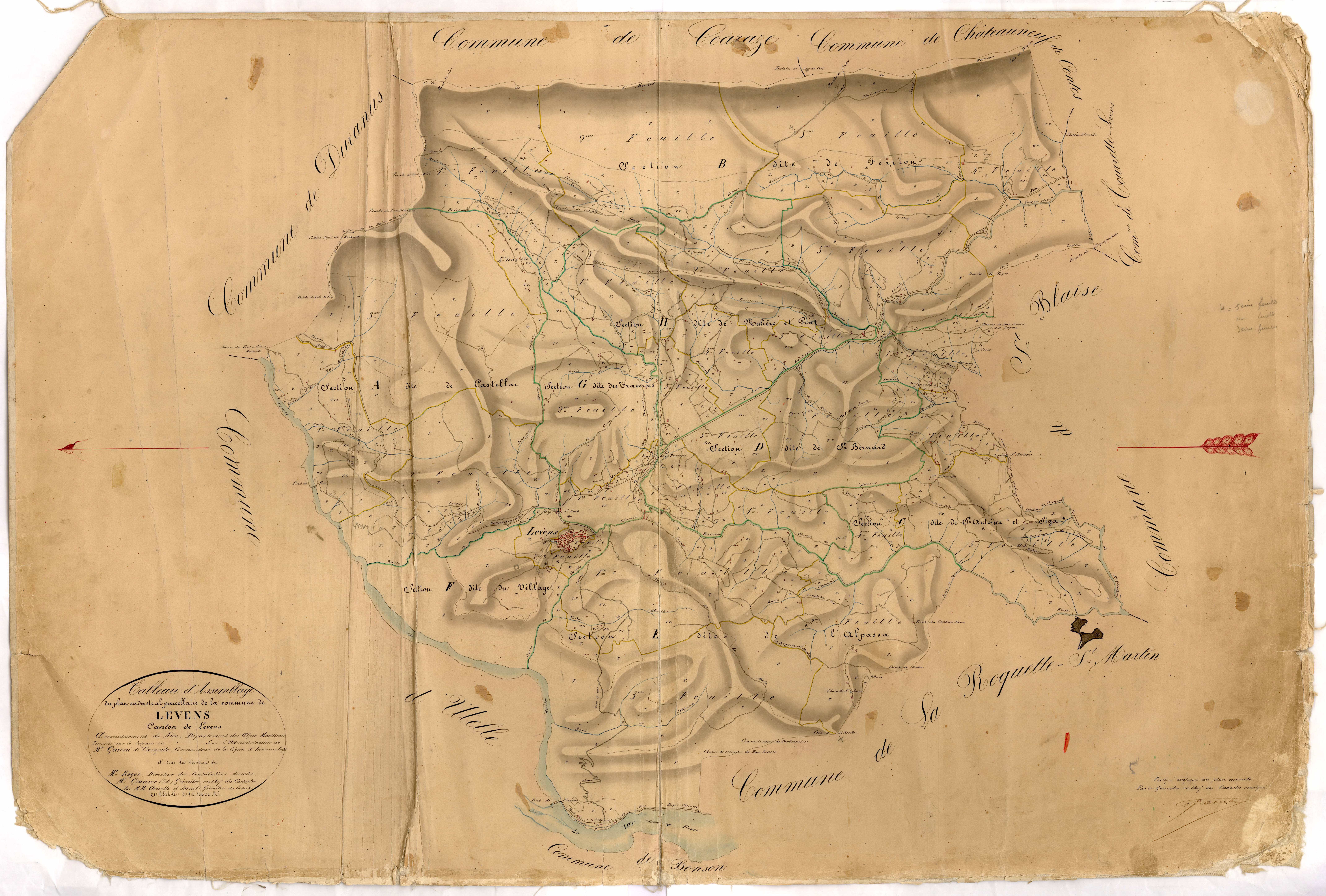 Tableau d'assemblage. - TA