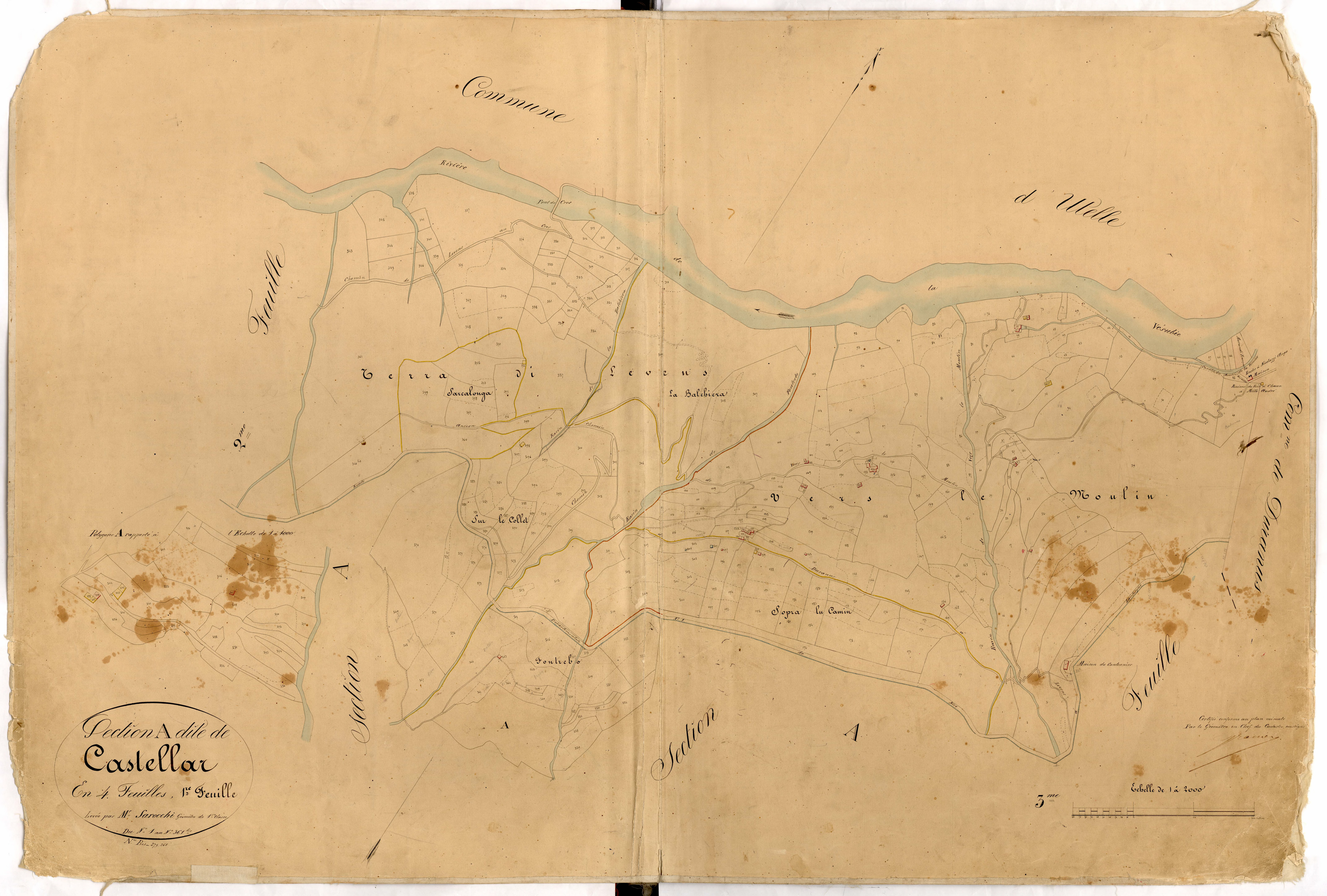 Castellar. - Plan de section, A1