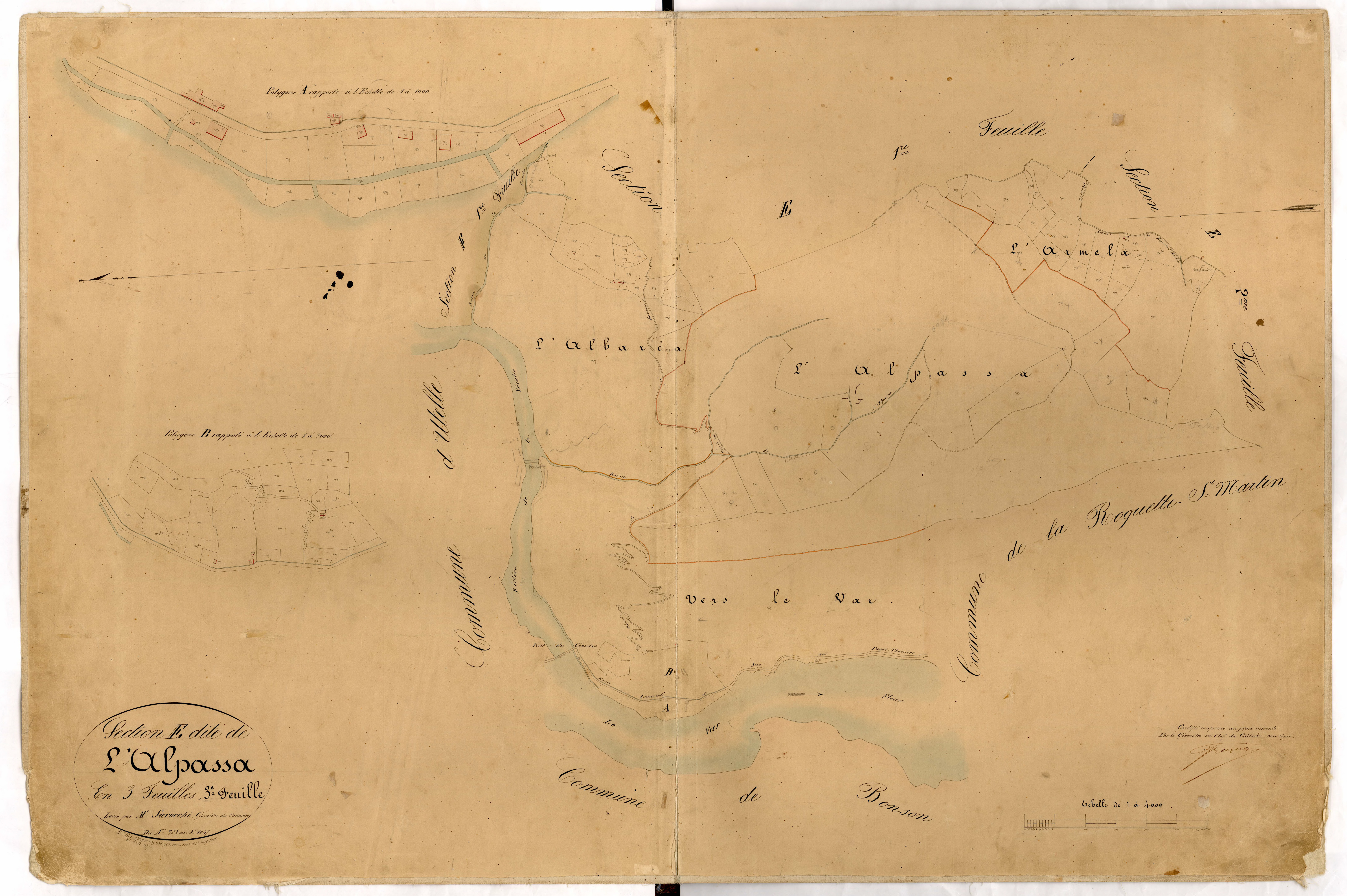 L'Alpassa. - Plan de section, E3