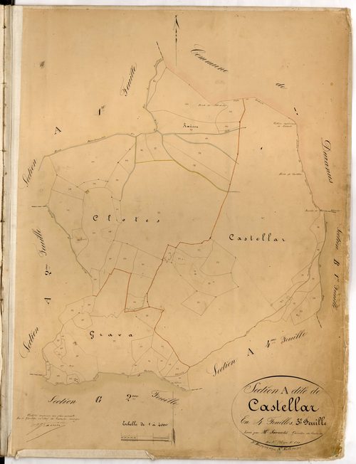 Castellar. - Plan de section, A3