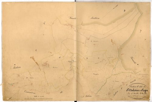 Saint Antoine et Siga. - Plan de section, C2