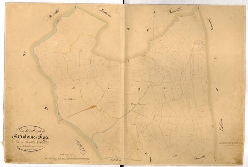 Saint Antoine et Siga. - Plan de section, C4