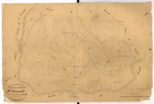 Saint Bernard. - Plan de section, D4