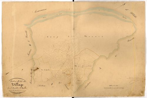 Le Village. - Plan de section, F1