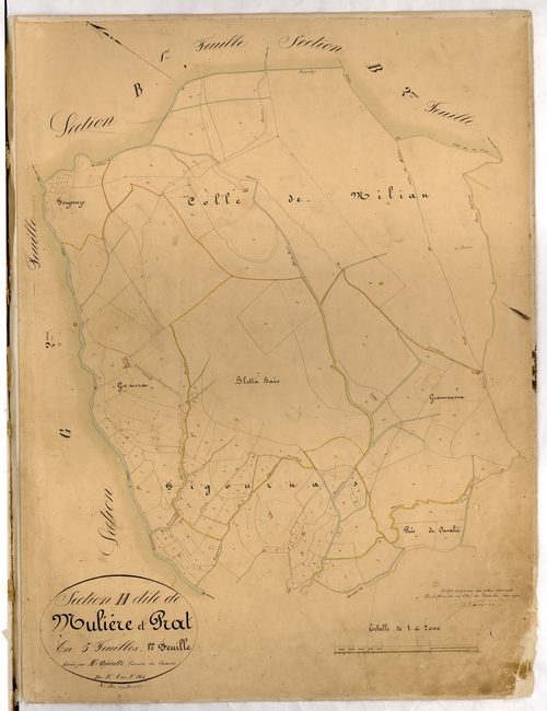 Muliere et Prat. - Plan de section, H1