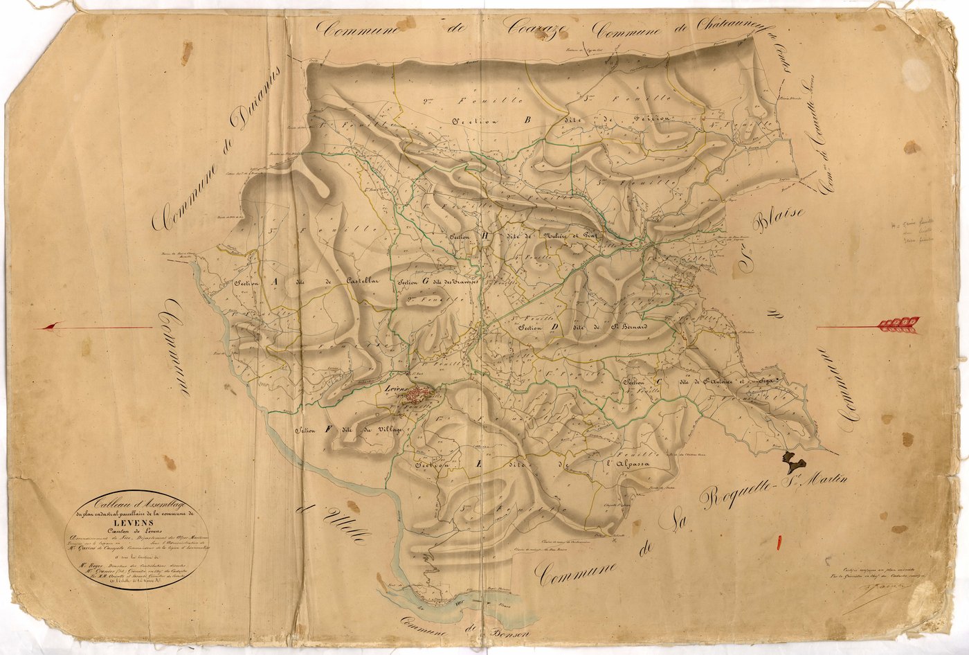Tableau d'assemblage. - TA