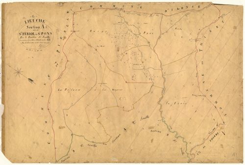 Saint Feriol et Saint Pons. - Plan de section, A1