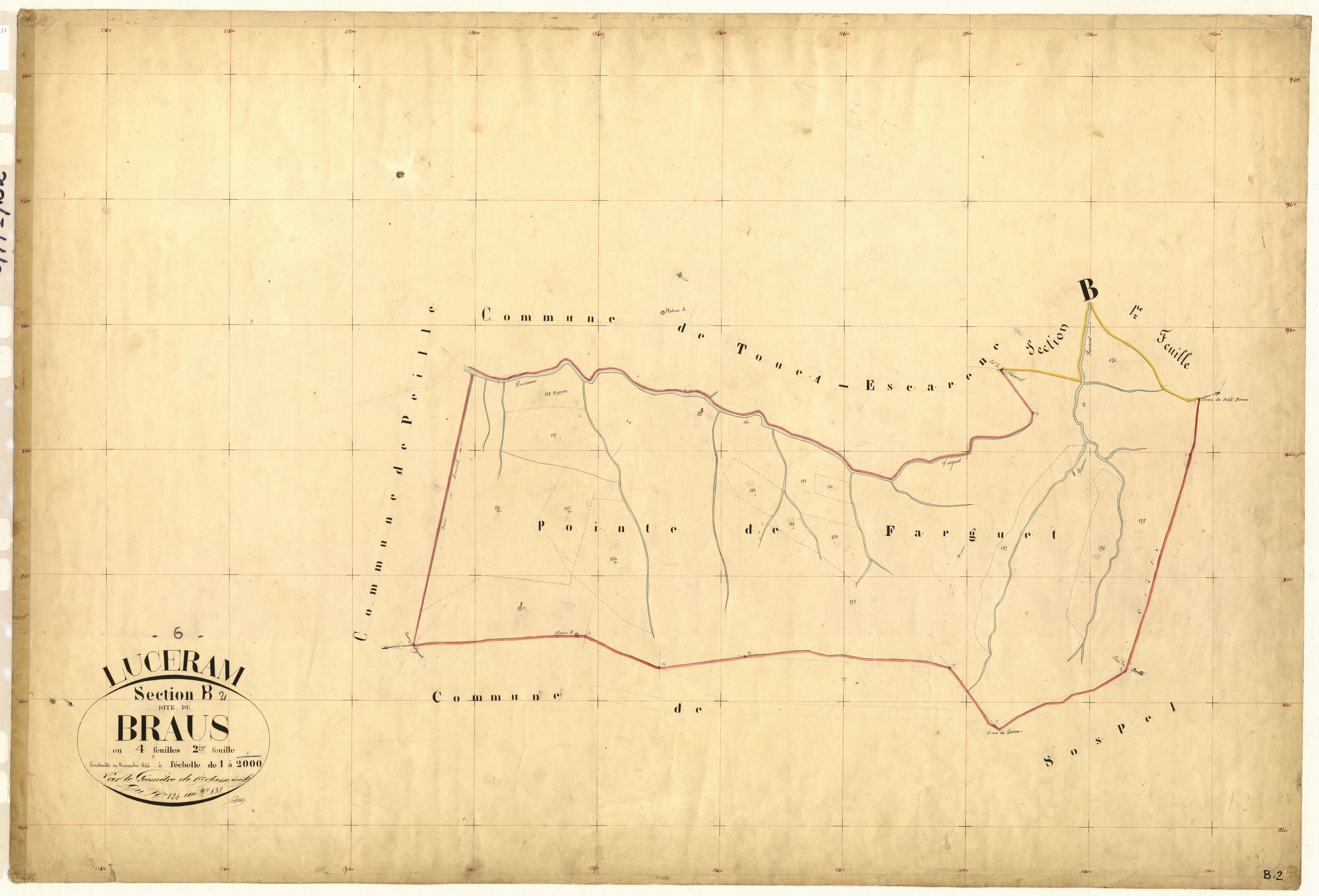 Braus. - Plan de section, B2