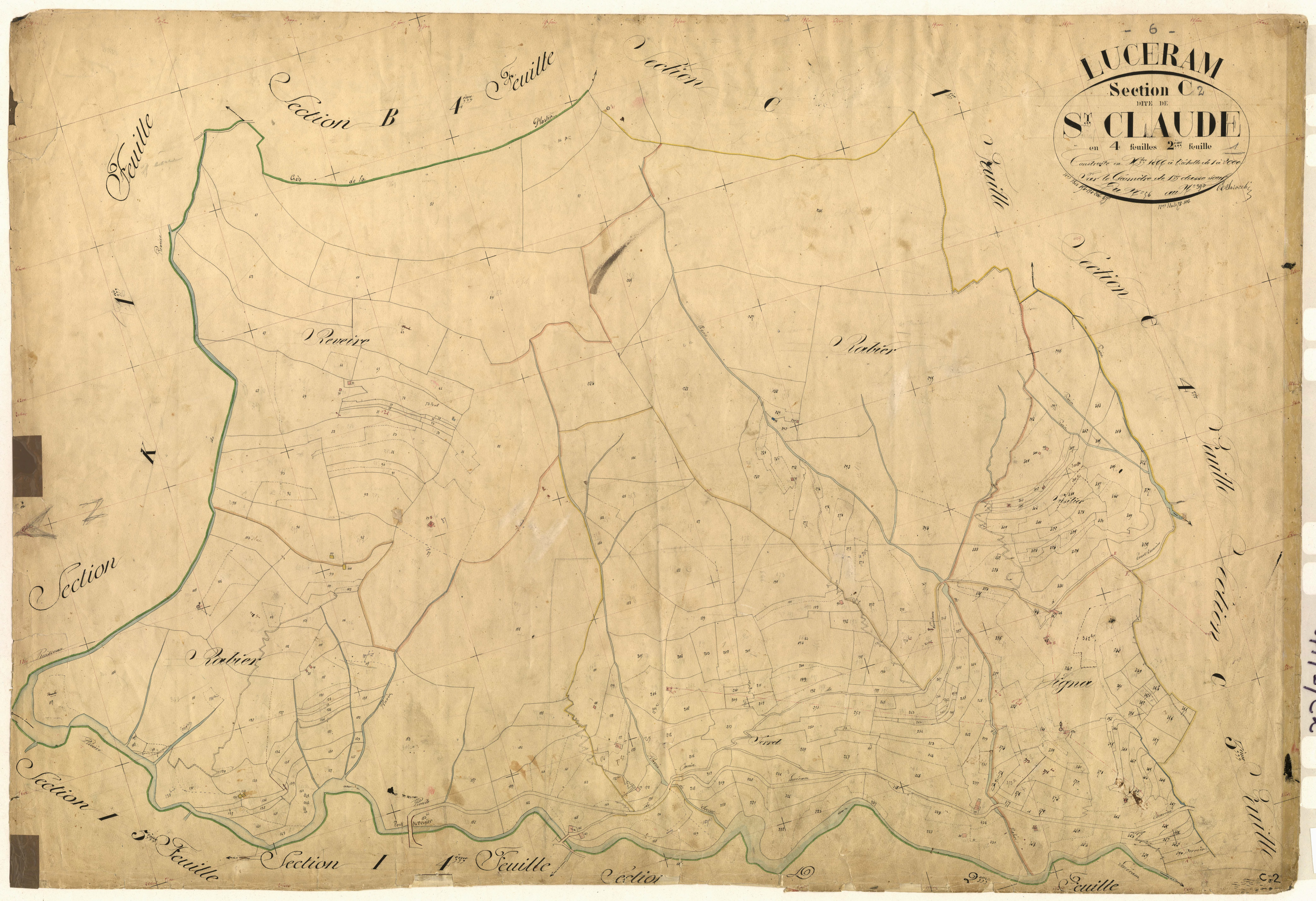 Saint Claude. - Plan de section, C2