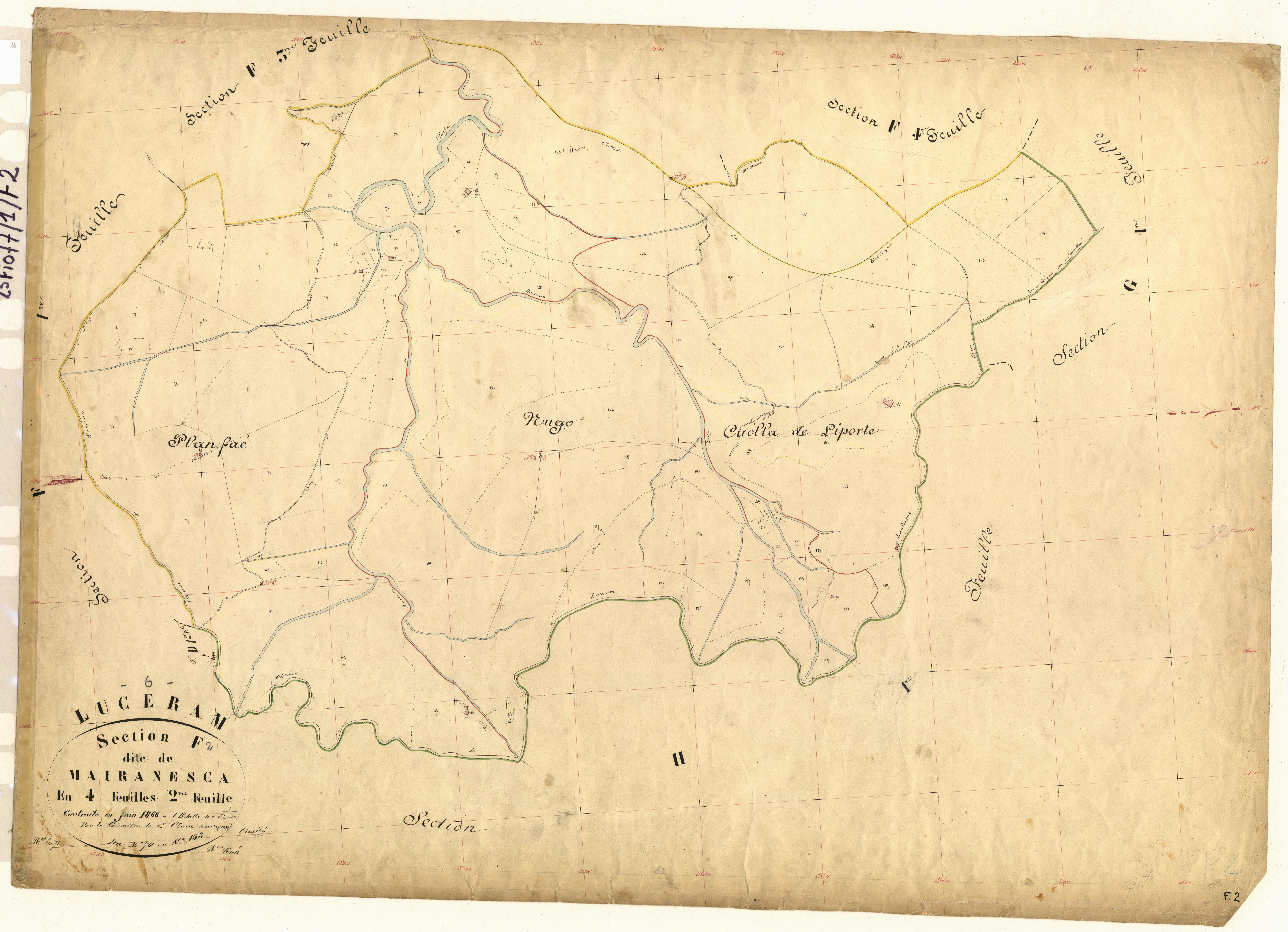 Mairanesca. - Plan de section, F2