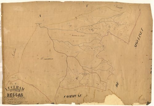 Beccas. - Plan de section, A2