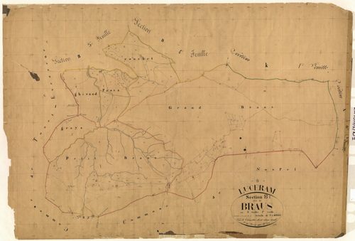 Braus. - Plan de section, B1