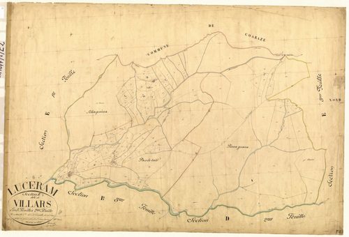 Villars. - Plan de section, E2