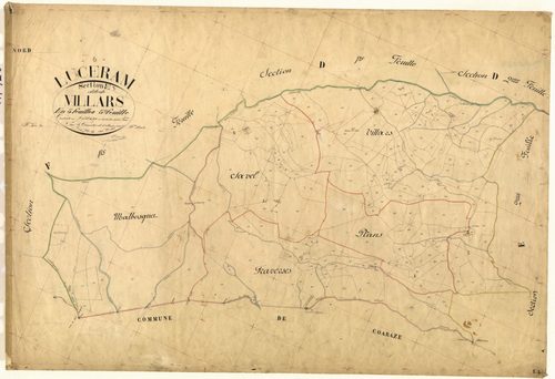 Villars. - Plan de section, E3