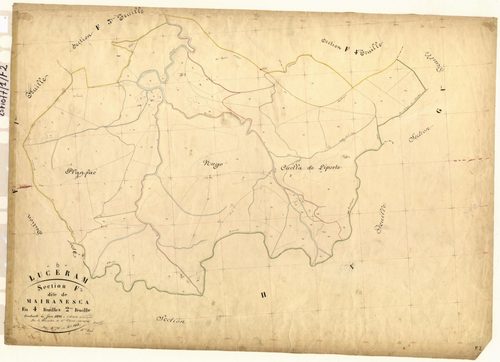 Mairanesca. - Plan de section, F2