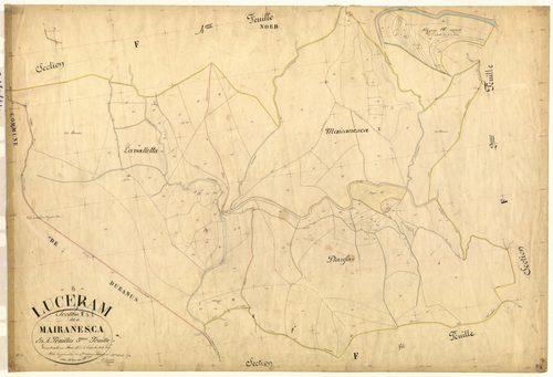 Mairanesca. - Plan de section, F3