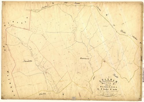 Mairanesca. - Plan de section, F4