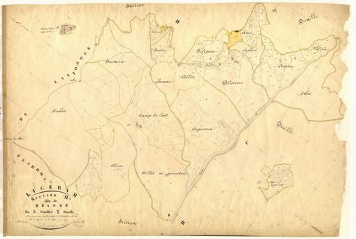 Beasse. - Plan de section, H2