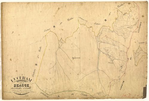 Beasse. - Plan de section, H3
