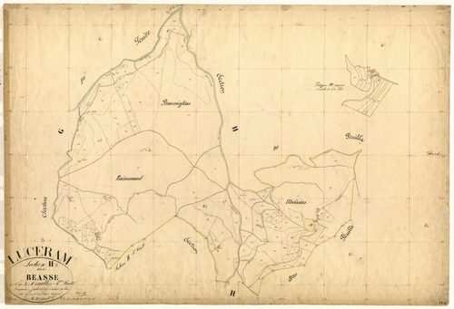 Beasse. - Plan de section, H4