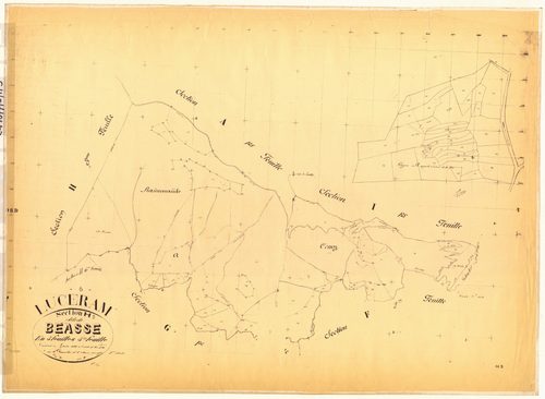 Beasse. - Plan de section, H5
