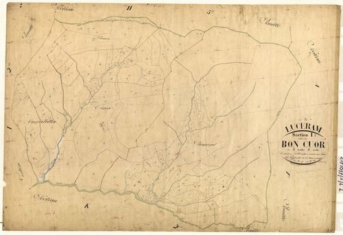 Bon Cuor. - Plan de section, I1