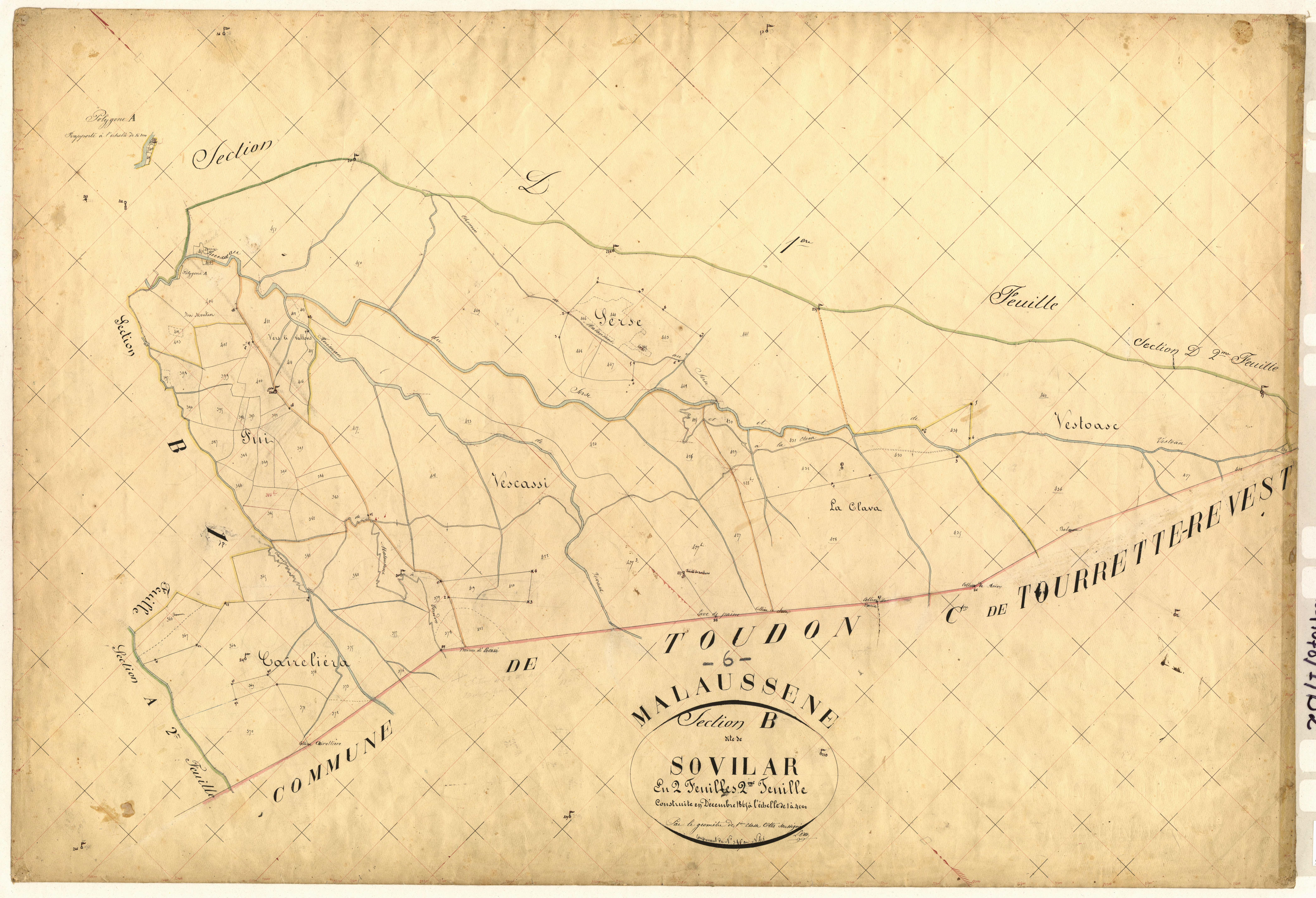 Solivar. - Plan de section, B2