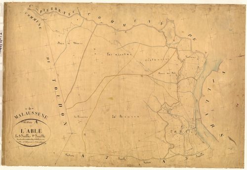L'Ablé. - Plan de section, A1