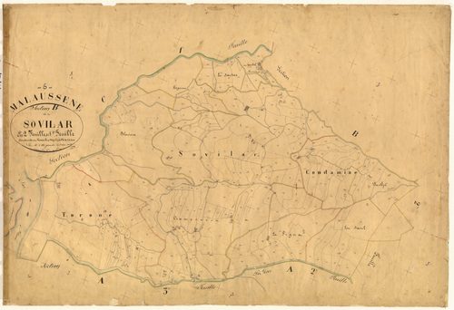 Solivar. - Plan de section, B1