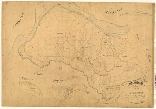 Malaussène. - Plan de section, C1