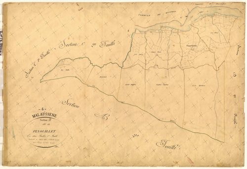 Le Fenouillet. - Plan de section, D1