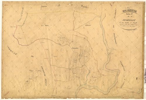 Le Fenouillet. - Plan de section, D2
