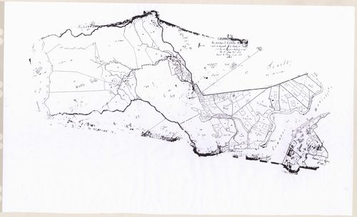 La Napoule : origine Fréjus. - Plan de section, D1