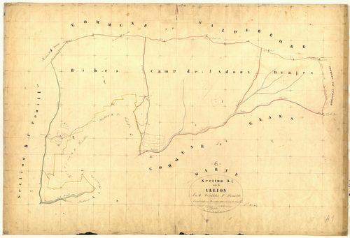 Ullion. - Plan de section, A1