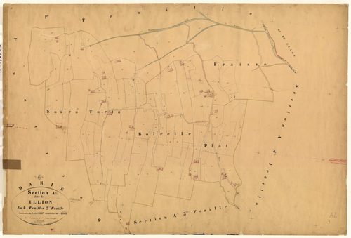 Ullion. - Plan de section, A2