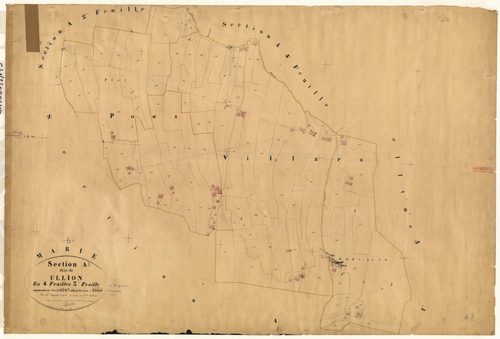 Ullion. - Plan de section, A3