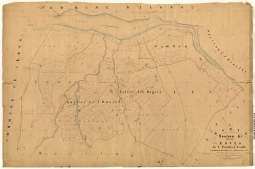 Roves. - Plan de section, B2