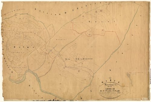 Adrech. - Plan de section, C2