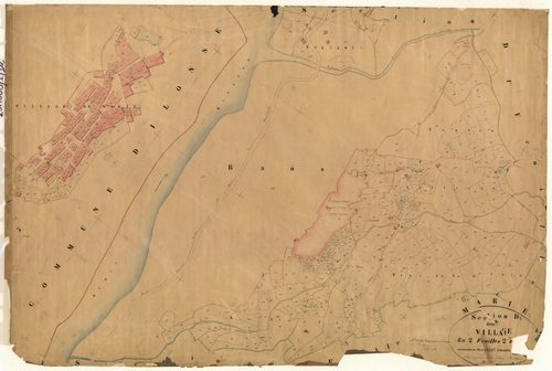 Le Village. - Plan de section, D2