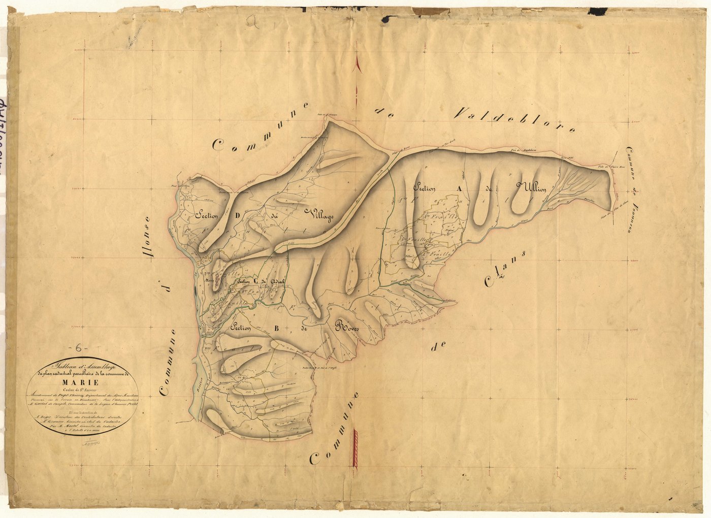 Tableau d'assemblage. - TA