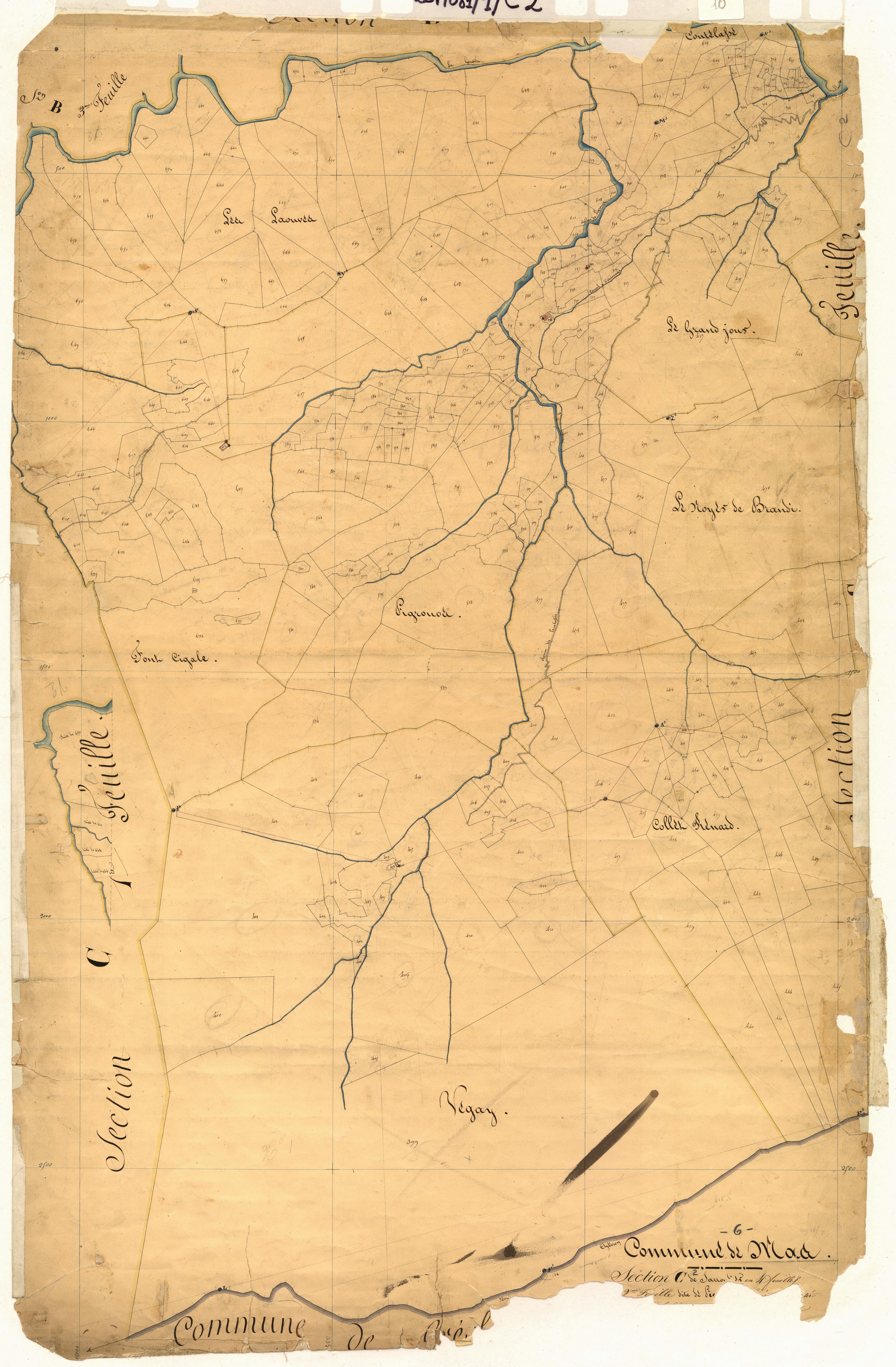 Sarroudier. - Plan de section, C2